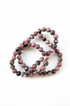 perlesetcreationbijoux - perles rondes en rhodonite naturelle de 6 mm