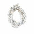 Perles chips howlite fond blanc