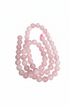 perlesetcreationbijoux - perles rondes en quartz rose naturel de madagascar 6 mm