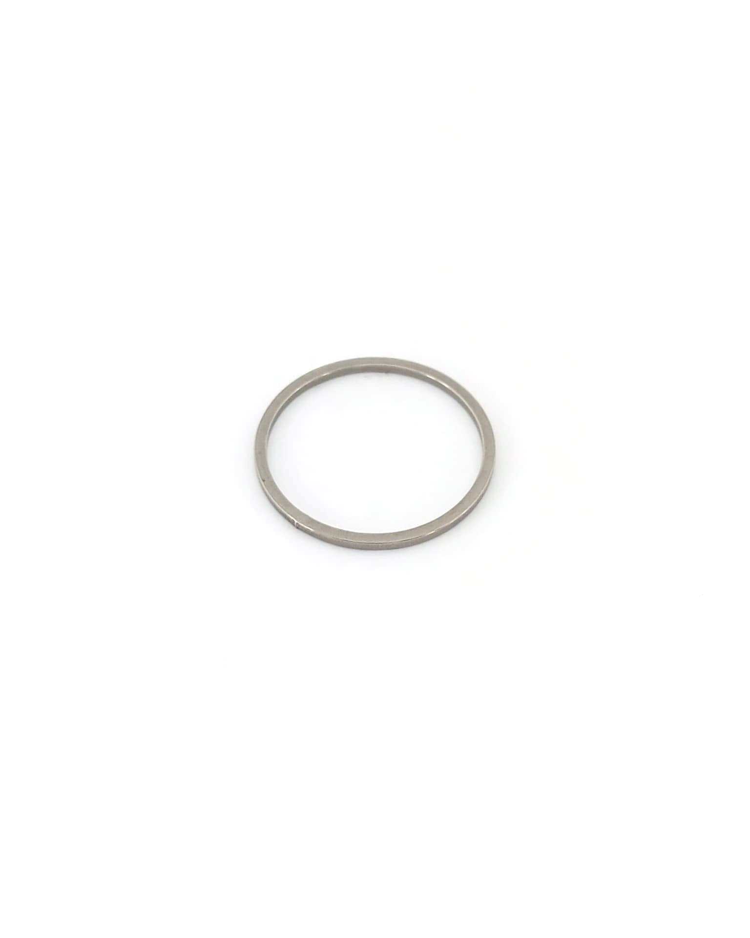Anneau intercalaire acier inox argenté 304 - 20 mm