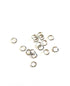 perlesetcreationbijoux - anneaux de jonction en acier inoxydable argenté de 8 mm