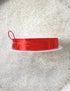 perlesetcreationbijoux - bobine fil élastique rouge 0,8 mm