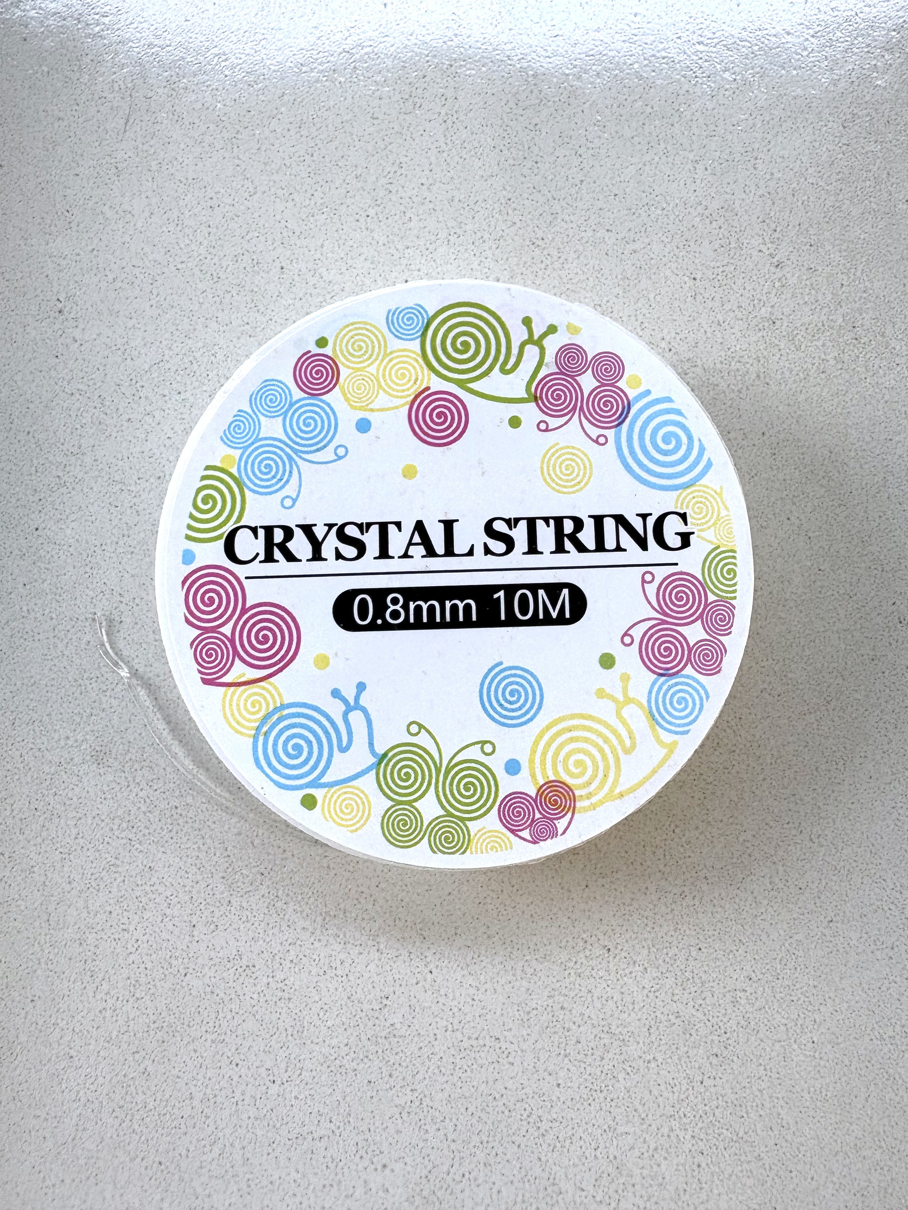 perlesetcreationbijoux - bobine fil élastique transparent 0,8 mm 