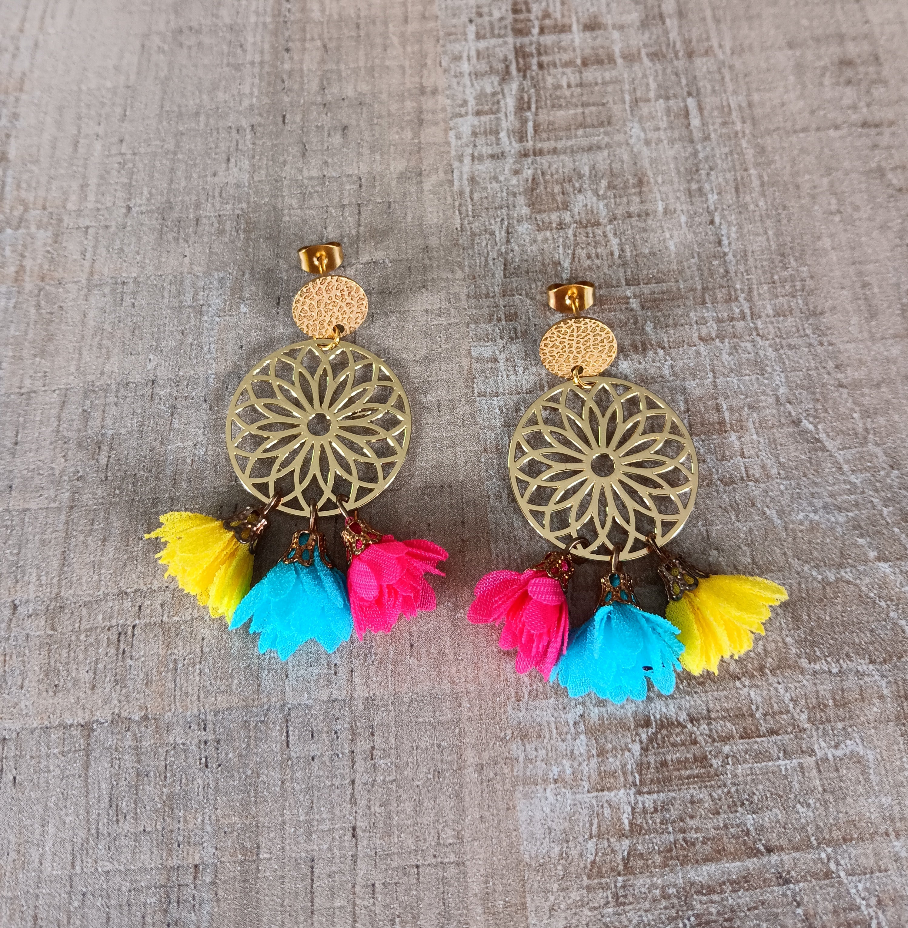 Boucles d'oreilles Zola - Multicolore