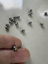perlesetcreationbijoux - breloques boule en acier inoxydable argenté de 7,5x5 mm