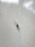 perlesetcreationbijoux - breloque boule en acier inoxydable argenté de 7,5x5 mm