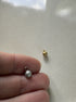 perlesetcreationbijoux - breloques boules pailletées acier inox 5 mm argenté ou doré