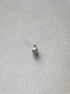 perlesetcreationbijoux - breloque boule pailletée acier inox 5 mm argenté 