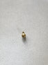 perlesetcreationbijoux - breloque boule pailletée acier inox 5 mm doré
