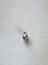 perlesetcreationbijoux - breloque boule pailletée acier inox 6 mm argenté 