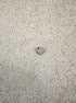 perlesetcreationbijoux - breloque coeur en acier inoxydable argenté de 5x6 mm