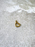 perlesetcreationbijoux - breloque coeur en acier inoxydable 304 de 10x14 mm doré