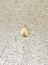 perlesetcreationbijoux - breloque coquillage en acier inoxydable 304 doré de 12x7 mm