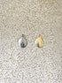 perlesetcreationbijoux - breloque coquillage en acier inoxydable argenté et doré de 12x7 mm