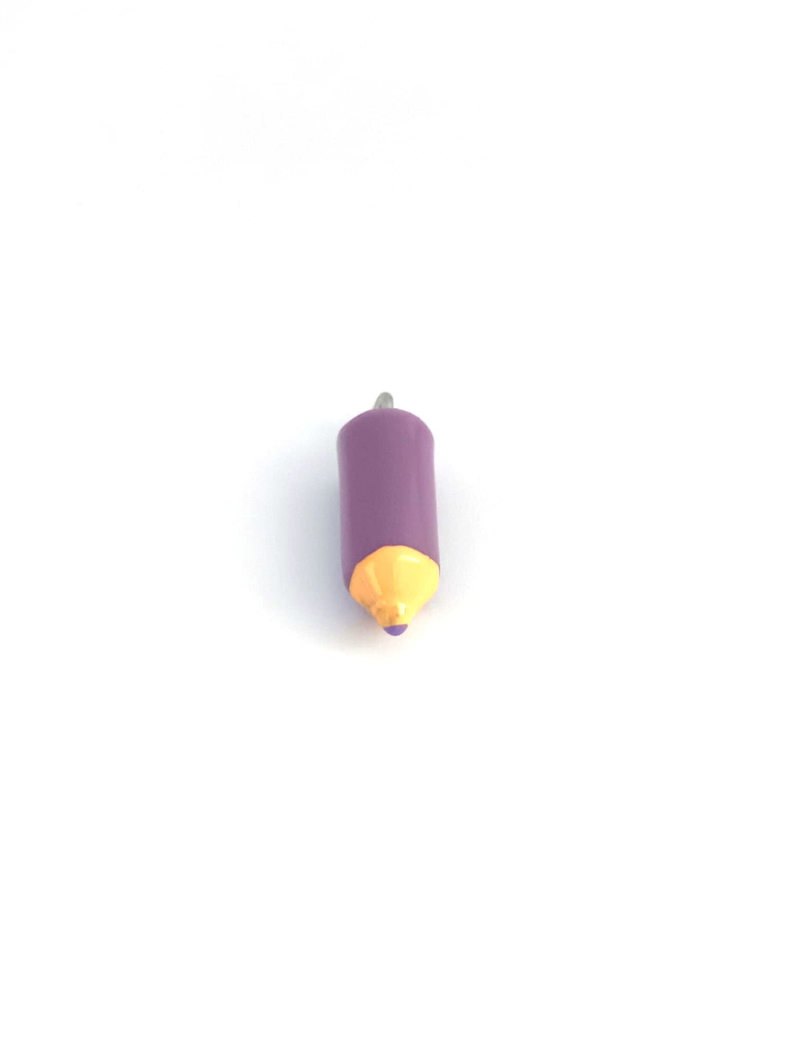 Breloque crayon en résine - 23x7mm