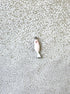 perlesetcreationbijoux - breloque émaillée poisson en acier inoxydable 304 argenté de 18x5 mm rose et blanc
