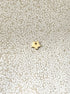 perlesetcreationbijoux - breloque étoile en acier inoxydable 304 doré de 6 mm
