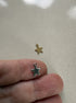 perlesetcreationbijoux - breloques étoile en acier inoxydable 10x8 mm doré et argenté