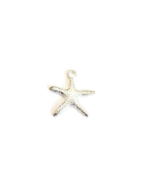 Breloque étoile de mer en métal - 19x19 mm