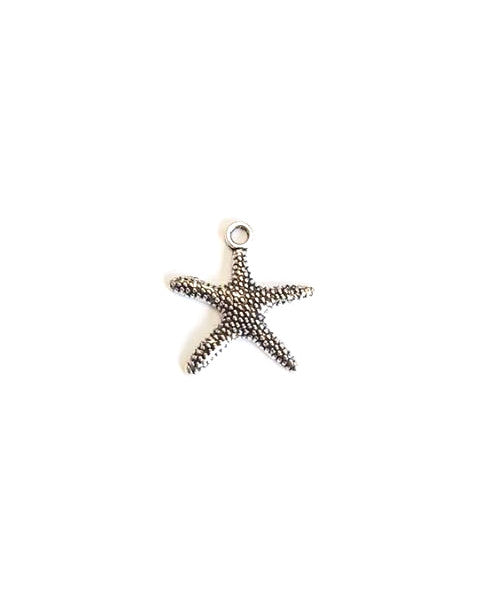 Breloque étoile de mer en métal - 19x19 mm