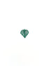 perlesetcreationbijoux breloque filigrane feuille 10x11mm vert turquoise