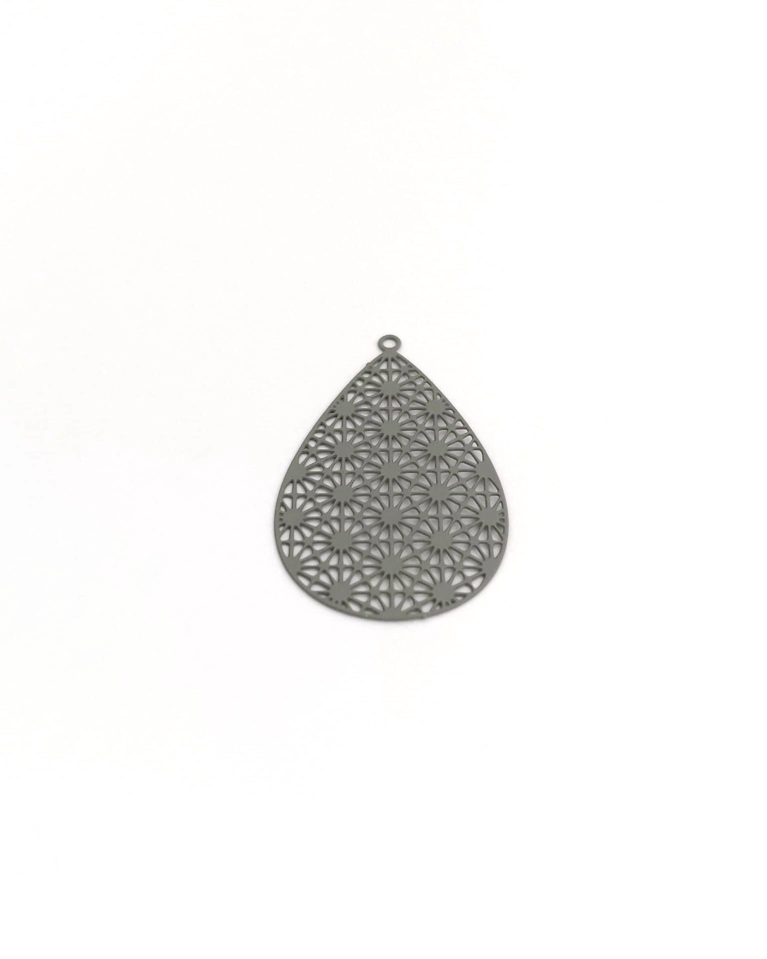 perlesetcreationbijoux-estampe-filigrane-goutte-acier-inoxydable-35x22mm-gris