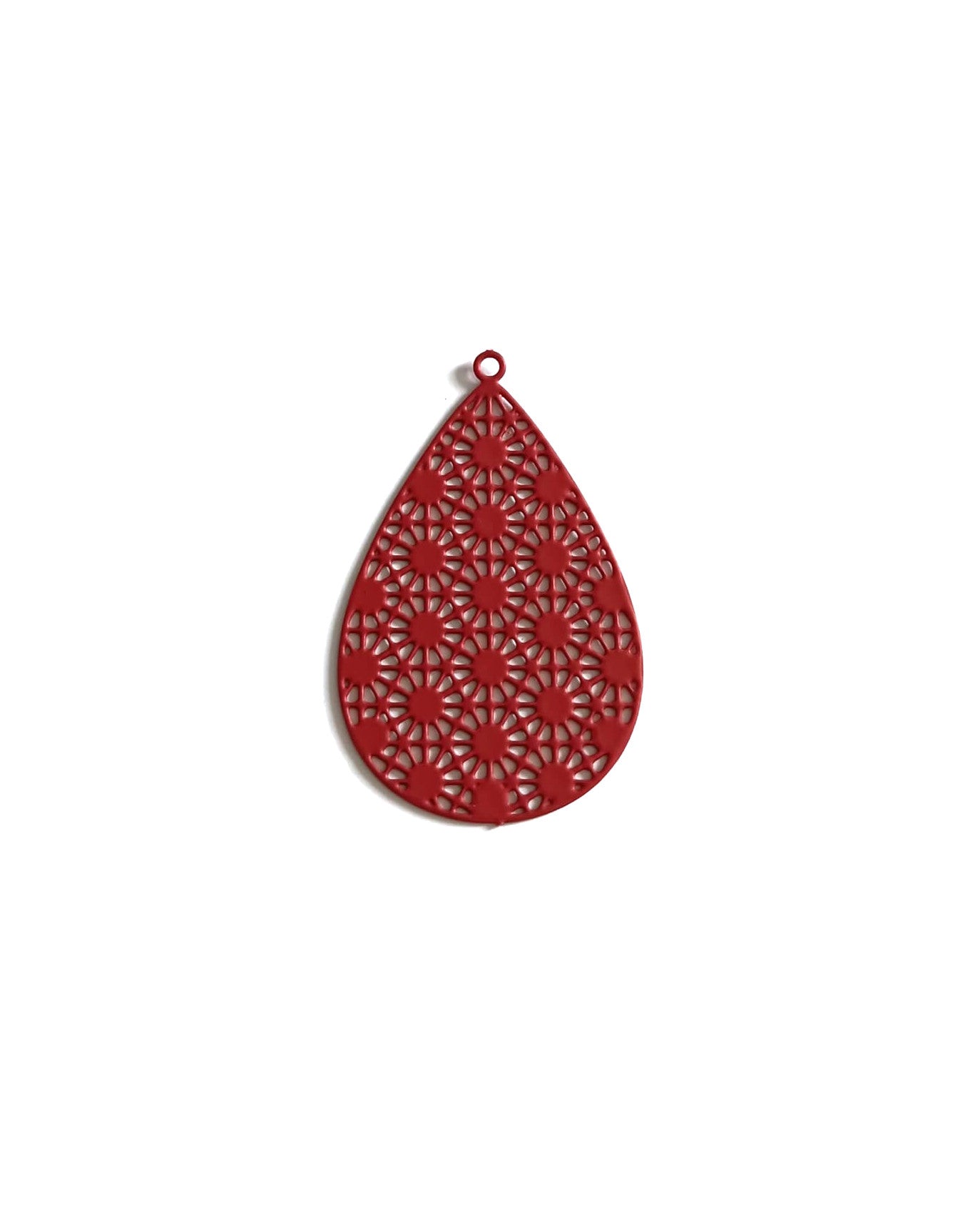 perlesetcreationbijoux-estampe-filigrane-goutte-acier-inoxydable-35x22mm-rouge