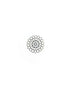 perlesetcreationbijoux - breloque filigrane rosace en métal de 15 mm argentée