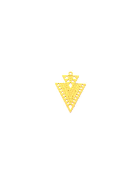 perlesetcreationbijoux-breloque-filigrane-triangle-20x17mm-jaune