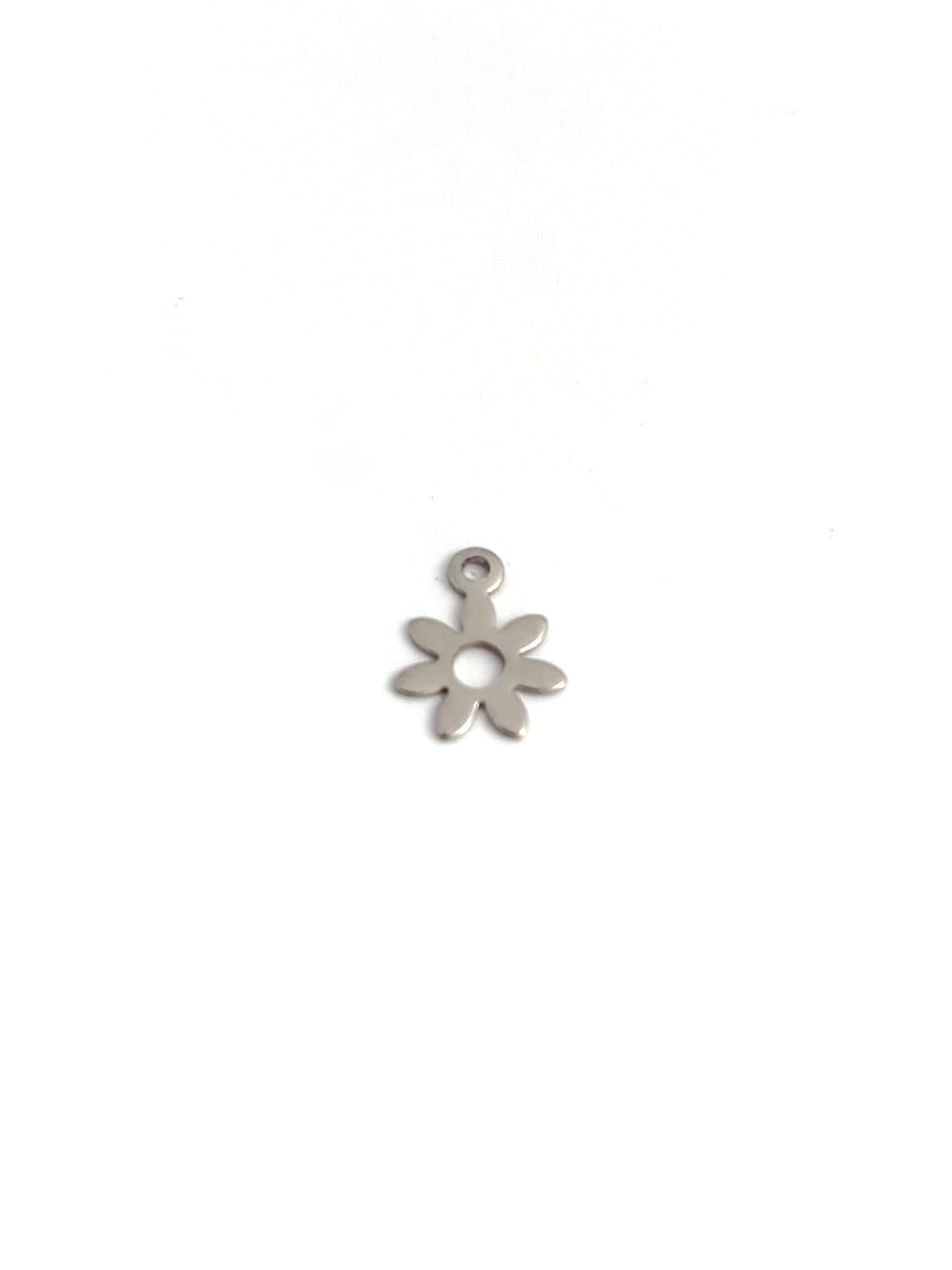 perlesetcreationbijoux-breloque-fleur-acier-inoxydable-11x8mm-argente