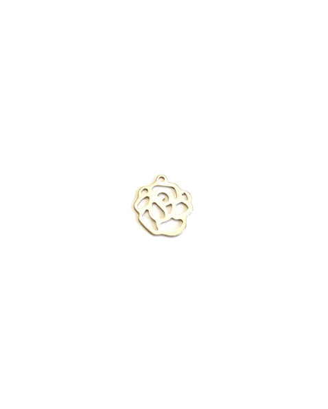 perlesetcreationbijoux-breloque-fleur-acier-inoxydable-argente