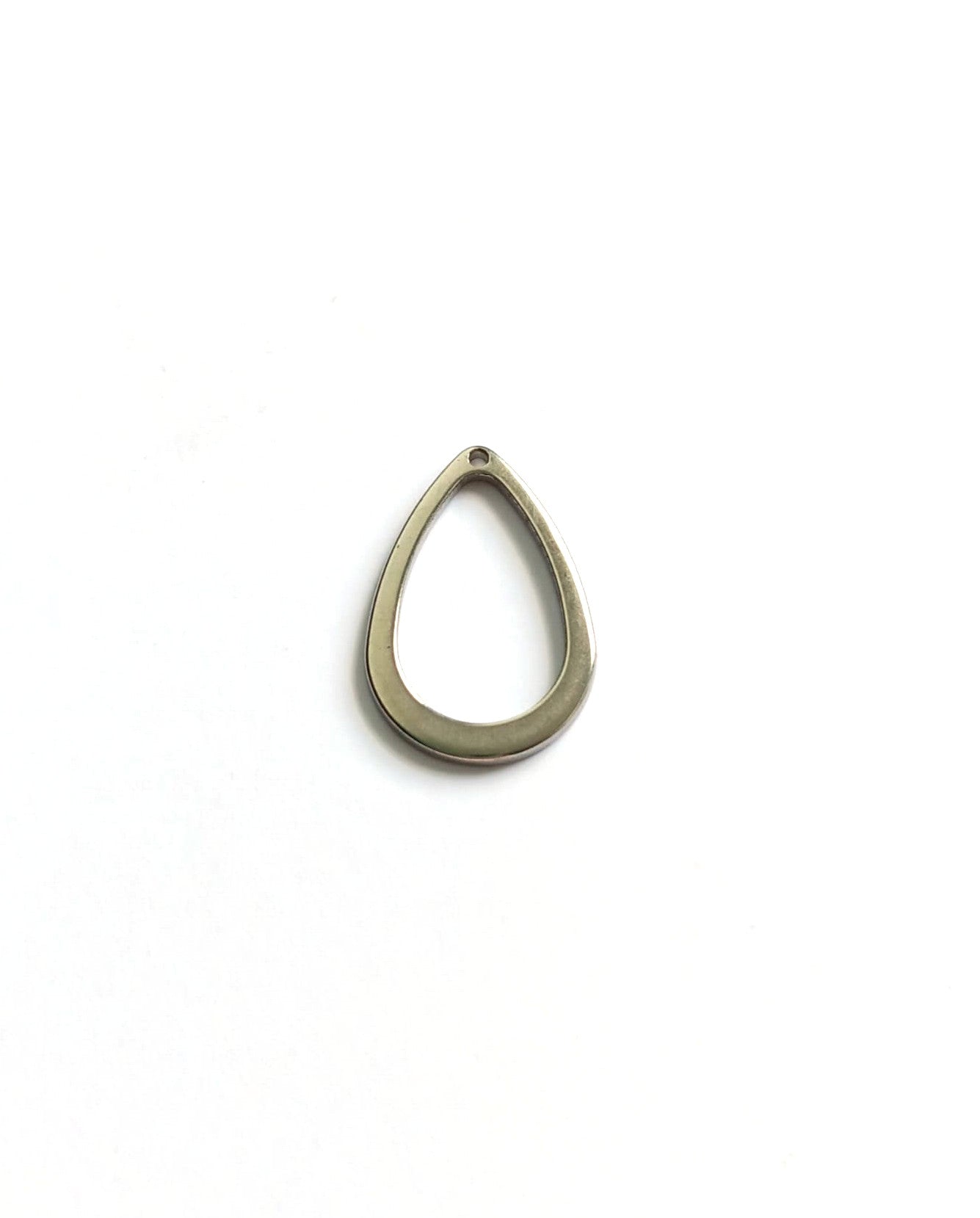 Breloque goutte en acier inoxydable 304 - 17x11 mm