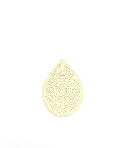 Estampe filigrane goutte - 35x23 mm