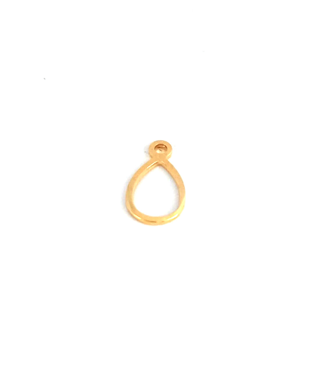 Breloque goutte en acier inoxydable 304 - 12x7 mm