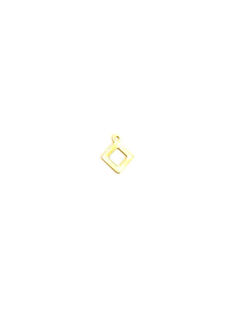 perlesetcreationbijoux-breloque-losange-acier-inox-dore