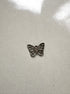perlesetcreationbijoux - breloque papillon en acier inoxydable argenté de 13x18 mm