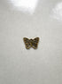 perlesetcreationbijoux - breloque papillon en acier inoxydable doré de 13x18 mm