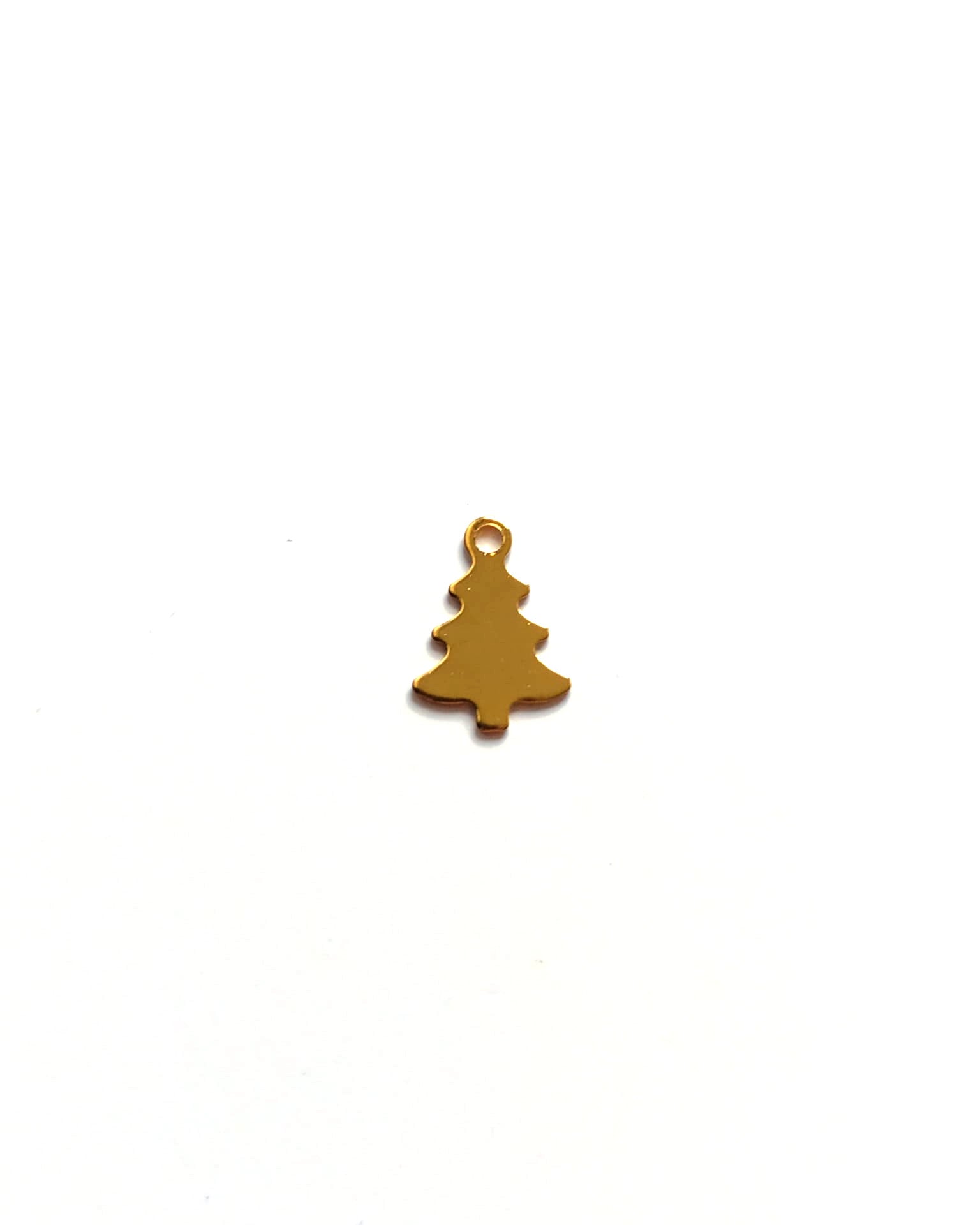 perlesetcreationbijoux-breloque-sapin-acier-inox-dore