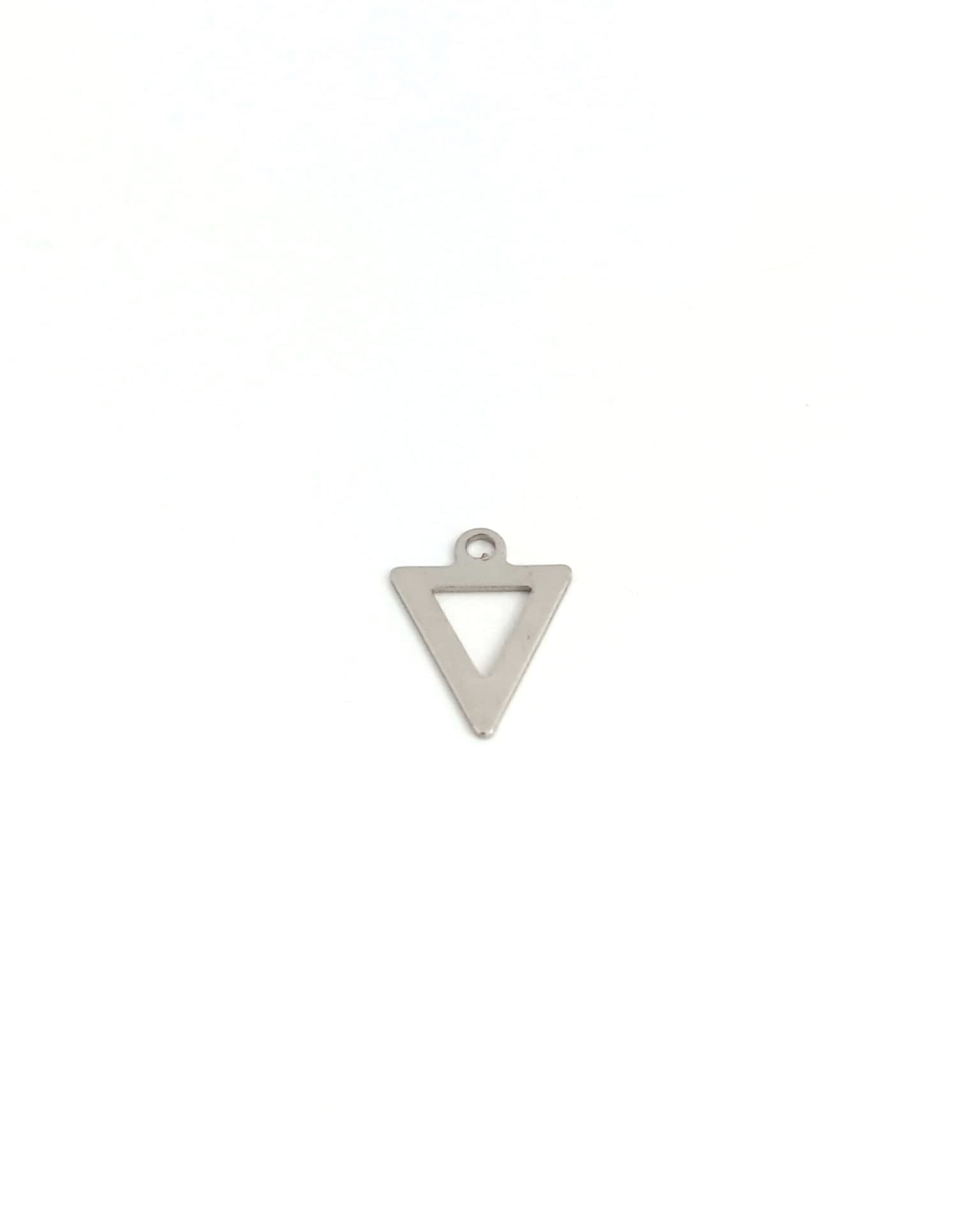 perlesetcreationbijoux-breloque-triangle-acier-inoxydable-12x10mm-argente
