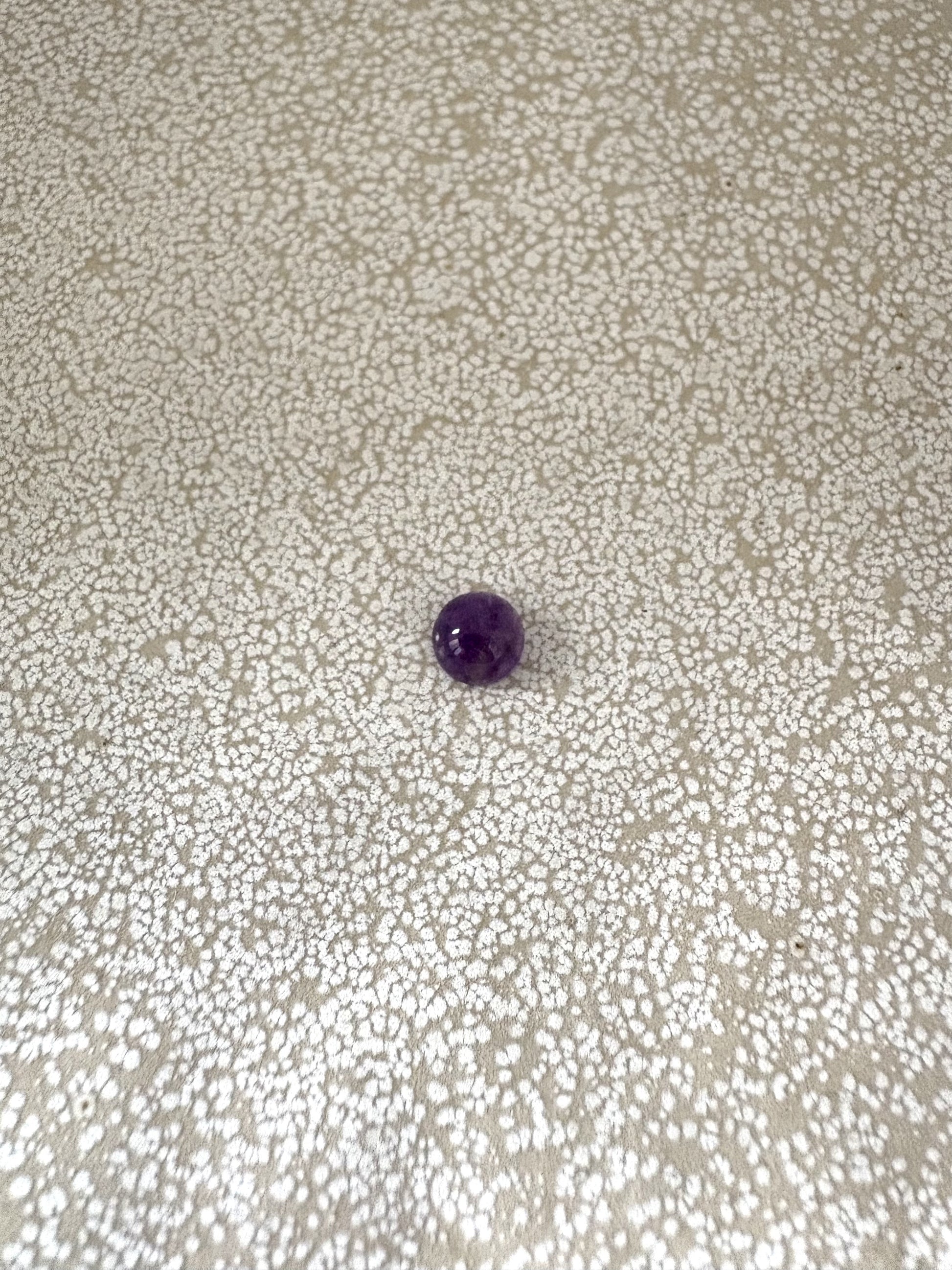 perlesetcreationbijoux - cabochon en améthyste naturelle de 6 mm