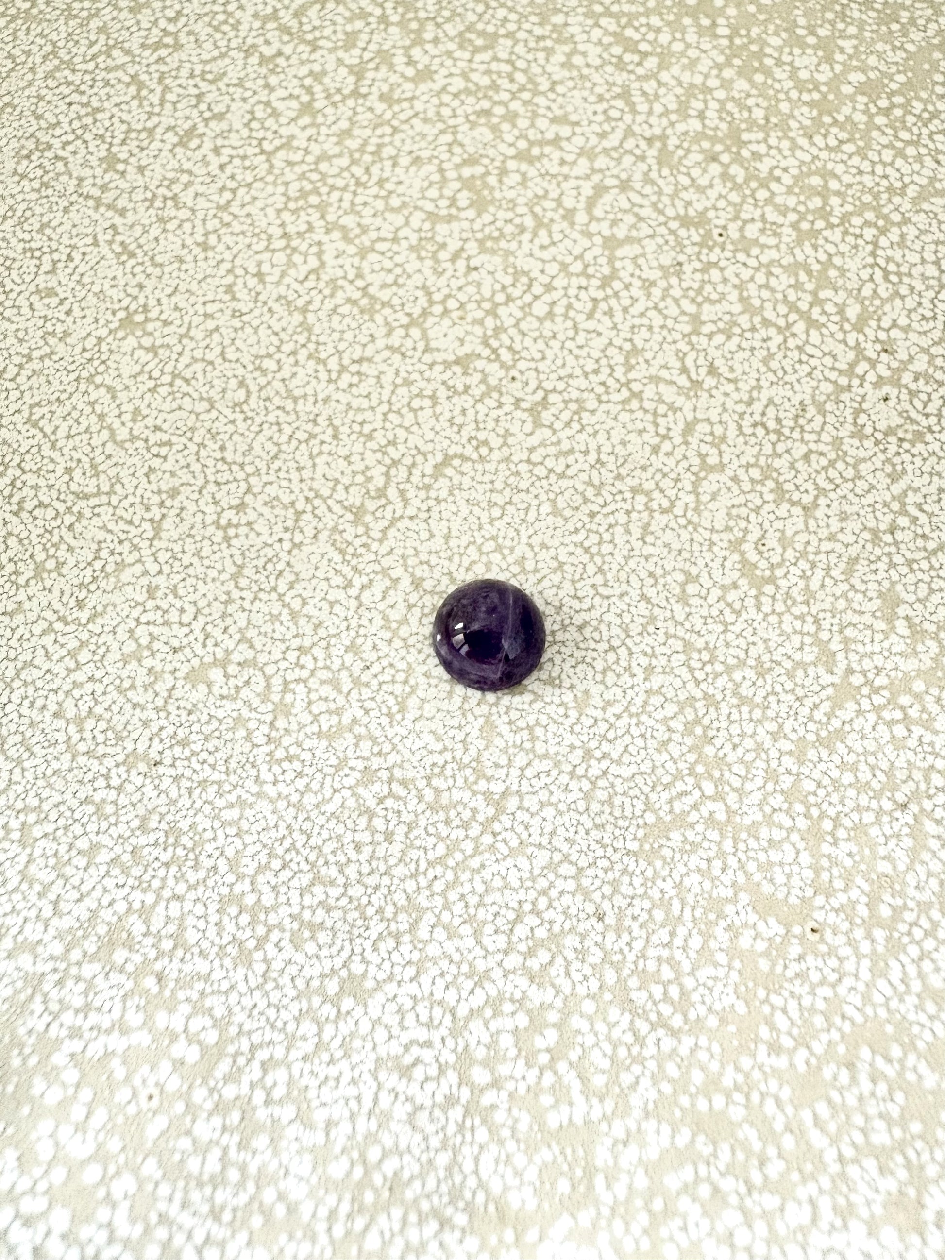 perlesetcreationbijoux - cabochon en améthyste naturelle de 8 mm