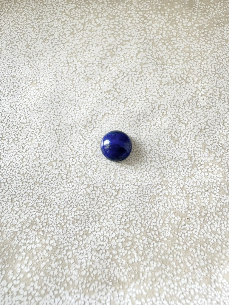 perlesetcreationbijoux - cabochon en lapis lazuli naturel de 10 mm