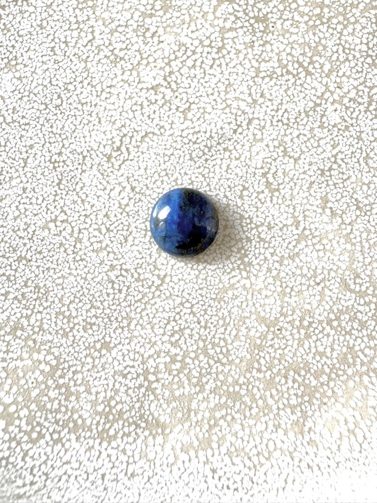 perlesetcreationbijoux - cabochon en lapis lazuli naturel de 12 mm