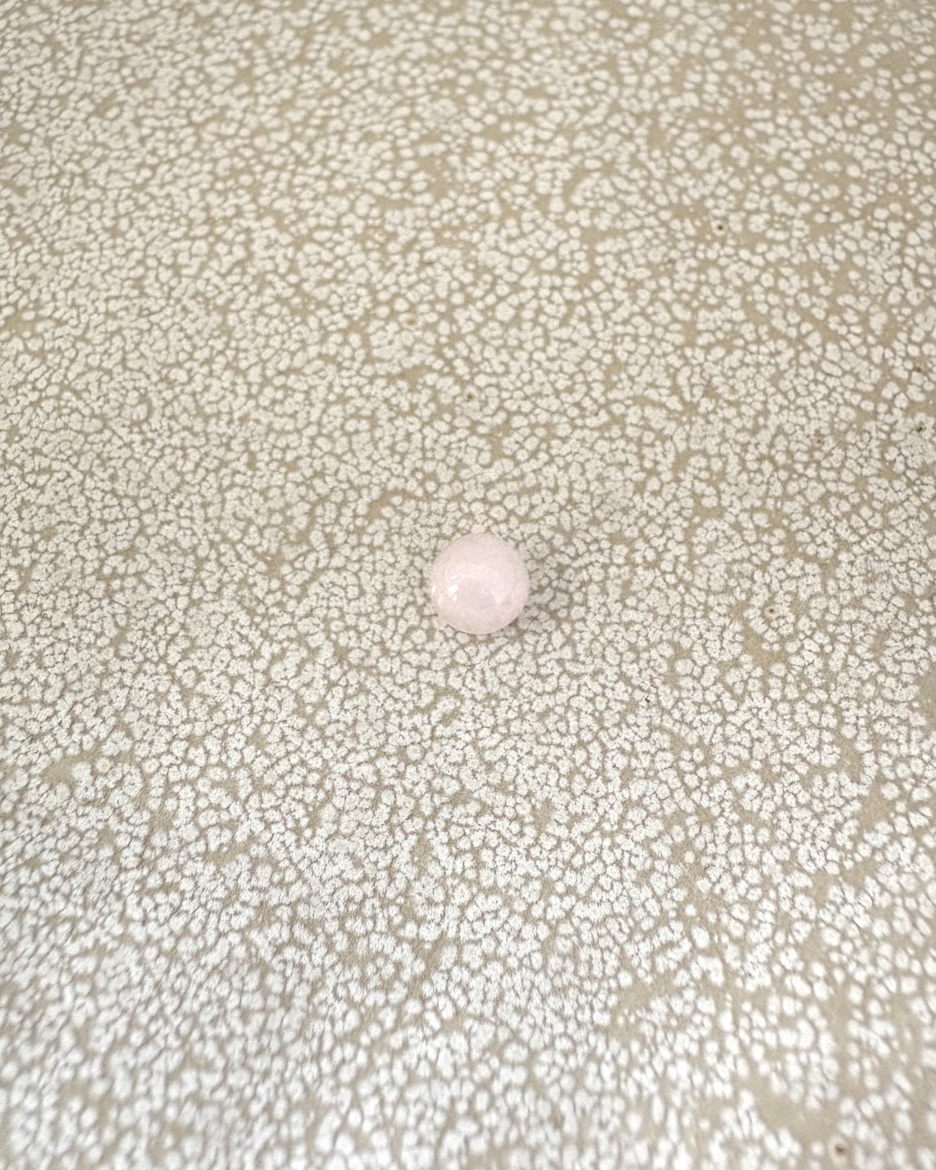 perlesetcreationbijoux - cabochon en quartz rose naturel de 6 mm