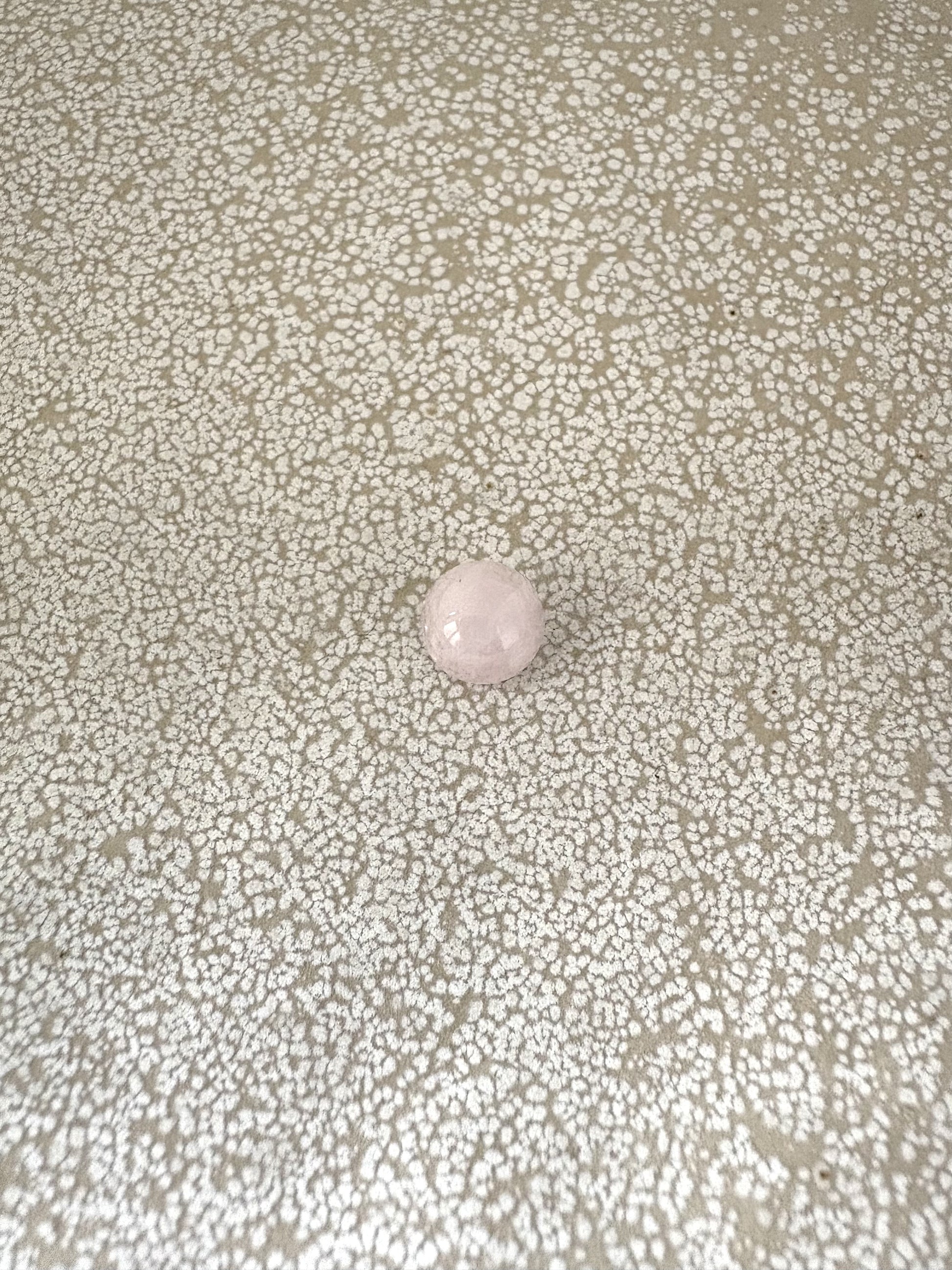 perlesetcreationbijoux - cabochon en quartz rose naturel de 8 mm