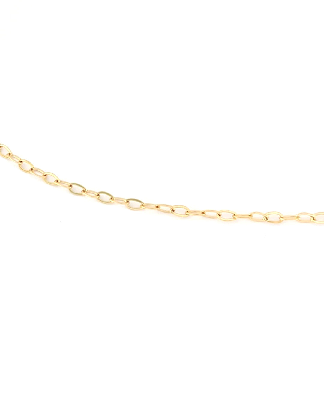 perlesetcreationbijoux chaîne maille ovale en acier inoxydable doré de 2,4x1,4mm