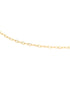perlesetcreationbijoux chaîne maille ovale en acier inoxydable doré de 2,4x1,4mm