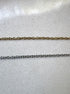 perlesetcreationbijoux - chaînes maille ovale en acier inoxydable 304 argenté et doré maille 2,5x2 mm