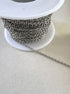 perlesetcreationbijoux - chaîne maille ovale en acier inoxydable 304 argenté maille 2,5x2 mm