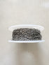 perlesetcreationbijoux - chaîne maille ovale plate soudée en acier inoxydable argenté de 3,5x1,8 mm